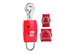 Clip de seguridad, clip de etiqueta de perro para cuello, cierre seguro, válvula de bloqueo rápido, suministros de mascotas portátiles reutilizables para camping de senderismo