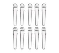 Clip de sellado de acero inoxidable clips de bolsas de comida Herramienta de cocina para la oficina de bocadillos de comida (8 cm)