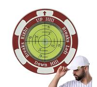 Clip de Sombrero de Marcador de Golf, Reproductor de Golf Verde - Accesorios de Formación Ayuda de Lectura | Ayuda de Formación de Clip de Sombrero Elegante para Profesionales Principiantes