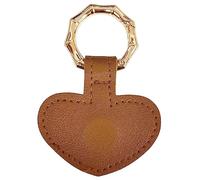 Clip de Sombrero para Bolsa de Viaje Clip de Sombrero magnético Clip de Sombrero de Cuero de PU Clip de Sombrero en Forma de corazón Clip magnético Clip de Sombrero para Mujeres y Hombres (marrón)