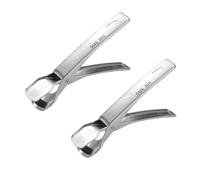 Clip de soporte antiquemaduras, 2 clips de acero inoxidable antiquemaduras para platos calientes, platos, sartenes, botellas, tarros, herramienta de cocina