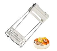 Clip de soporte de cuenco - Elevador de calor, clip ergonómico antideslizante para caliente, pinza ajustable resistente al calor con agarre seguro | Soporte versátil para levantar d