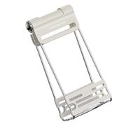 Clip de soporte para cuencos, agarre de acero inoxidable, herramienta plegable antiquemaduras, agarre multiusos para placa caliente con abrazadera ajustable, mango ergonómico para cocina, comedor