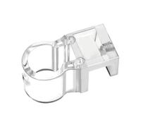 Clip de soporte para manguera de acuario para montaje de vidrio, guía de tubo transparente para enrutamiento lateral y configuración acuática organizada Guía de manguera de acuario Clip de tubo de de
