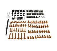 Clip de sujeción de los Tornillos del carenado Kit Completo Tuercas Arandelas Fijaciones Carenado Motocicleta para Suzuki para GSX-R 600 750 2006-2012(Orange)