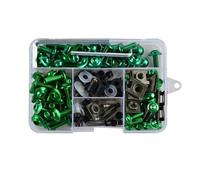 Clip De Sujeción Tornillo Tuerca Carenado Parabrisas Motocicleta Para CBR600RR CBR900RR CBR929RR CBR1000RR CBR 600RR Aleación CNC(Green)