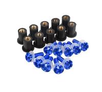 Clip De Sujeción Tornillo Tuerca Carenado Parabrisas Para T-MAX500 XP500 T-MAX530 XP530 TMAX530 TMAX 560 SX/DX/MAX TECH Aleación CNC(Blu)