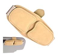 Clip De Suspensión Compacto Para La Organización En El Parabrisas Espejo Interior Para Viaje Al Aire Libre | Gafas De Sol Para Coche, Soporte De Gafas Para Coches De Visera, Cream Colored, Se référer