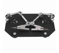 Clip de trabajo de soldadura auxiliar, abrazadera para accesorio de soldadura de joyería, herramienta de soldadura de acero de ángulo ajustable para reparación y observación de