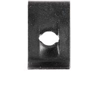 Clip de tuerca de pinza, 1 a 2 mm, grosor de chapa, 3,5 mm, diámetro de tornillo, 16 x 10 mm, lote de 25