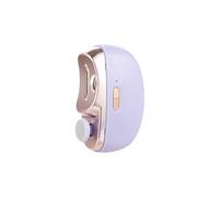 Clip de uñas eléctrico seguro e higiénico para cortaúñas eléctrico portátil y duradero, suministros de uñas, cortador de uñas, color morado