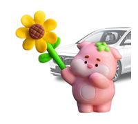 Clip de ventilación aromático para coche, clip de eliminación de olores de coche de dibujos animados de larga duración, clip de aromaterapia con forma de animal para decoración interior de coche, clip