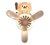 Clip de ventilación de aceite 3D Bear - Soporte para coche, inserto de aire para salpicadero, bonito de coche, de suministro de fragancia de larga duración, dispensador de perfume a