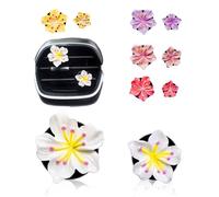 Clip de ventilación de aire para coche de flores, salida de refresco, perfume, difusor de perfume