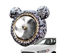 Clip de ventilación de ambientador de aire del coche | Difusor de automóvil decorado por ABS | Ventilador de ambientador de aire brillo giratorio giratorio | Eliminador de olor, neutralizador de olor