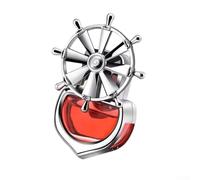 Clip de ventilación de aromaterapia para coche, aromas refrescantes para un entorno de conducción agradable (rojo)