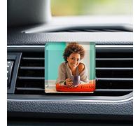 Clip de ventilación de coche con cristales personalizados y foto personalizada, clips ambientadores para coche, accesorios de decoración para el interior del coche para mujeres