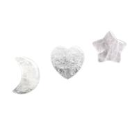 Clip de ventilación de coche de, 3 clips de ventilación de, decoración de luna y estrella en forma de corazón, accesorios interiores de automóvil, de estético para