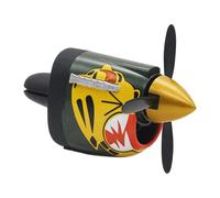 Clip de ventilación de coche de hélice, ABS de 3,38 pulgadas, elegante ambientador, divertido inspirado en la aviación, decoración de coche para hombres, mujeres, camiones, que tienen un aroma