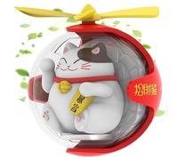 Clip de ventilación de fragancia para coche, difusor de fragancia de gato, novedoso diseño de hélice para decoración interior para SUV, sedán, RV y automóvil pequeño