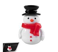 Clip de ventilación de Navidad, decoración de coche, ambientador decorativo para coche, aromaterapia multiusos para coche, árbol de Navidad, muñeco de nieve, accesorios de decoración CarInter, adornos