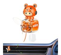 Clip de ventilación difusor de aromaterapia, Lindo coche coche,Clip difusor de perfume giratorio - Accesorios de coche de diseño de hélice para RV, coche pequeño, berl