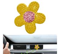 Clip de ventilación difusor de automóviles, clip de perfume de aire de aire del automóvil,Clip de acondicionamiento de difusor de de margarita creativa | Flor linda decoración interior para automotriz