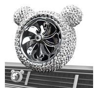 Clip de ventilación difusor de fragancias de automóviles, fragancia Clip de ventilación del automóvil - Ventilador de ventilador de larga duración brillo de ambientador | Eliminador de olor a automóvi