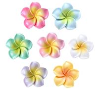 Clip de ventilación en forma de flor - Clip ambientador para coche, 7 clips de salida de aire acondicionado y 14 almohadillas de aromaterapia, clip decorativo para aire acondicionado de coche