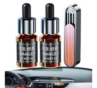 Clip de ventilación para ambientador de coche, Clip de ventilación para difusor de aromaterapia para coche | Difusor de coche con 2 aceites de aromaterapia | Clip de ventilación para