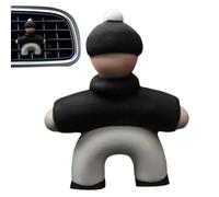 Clip de ventilación para ambientador de coche,Clips para ambientador de dibujos animados | Ambientador de ventilación para salida de aire de coche de hombrecito lindo | Accesorios creativos únicos del