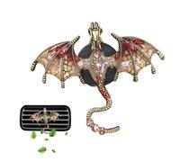 Clip de ventilación para ambientador Dragon,Clip de ventilación Dragon,Clip de ventilación para difusor de coche con diamantes de imitación | Bling Dragon Ambientador de aire para coche Clips de
