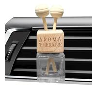 Clip de ventilación para botella difusora de coche - Botella de vacía para ambientador de coche | Accesorios para de 8ml con tapa de madera para ornamento, aromaterapia, ventilación de CA para c