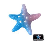 Clip de ventilación para coche con diseño de estrella de mar y conchas de mar