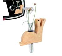 Clip de ventilación para jarrón de coche, ambientador reutilizable para coche, aromaterapia hidropónica de madera, decoración de perfume para hombres y mujeres, auto, furgoneta, hogar