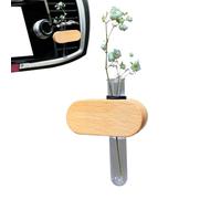 Clip de ventilación para jarrón de coche, ambientador reutilizable para coche, difusor hidropónico, maceta hidropónica, decoración de aromaterapia, estética para interiores, hogar, automóvil, mujeres