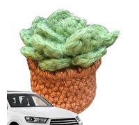 Clip de ventilación para plantas - Clip de ambientador de coche para plantas en maceta, colgante divertido, decoración de interiores, maravilloso accesorio de regalo | Refinamiento hecho a mano para