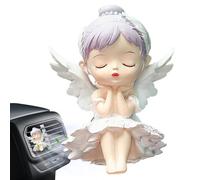 Clip de ventilador para perfume de coche | Perfume de coche en forma de niña de ambiente para vehículos - para camiones de autocaravanas SUV sedán de viaje conductores viajeros gerentes de parque