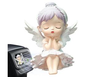 Clip de ventilador para perfume de coche | Perfume de coche en forma de niña de ambiente para vehículos - para camiones de autocaravanas SUV sedán de viaje conductores viajeros gerentes de parque