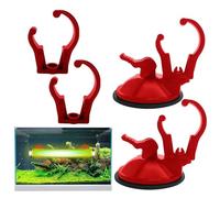 Clip de ventosa para acuario, clip de abrazadera de succión fuerte, suministros de pecera, decoración de acuario para sostener luz LED, calentador, tuberías de agua, varillas de calefacción