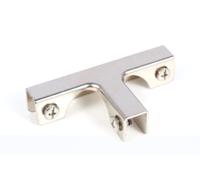 Clip de vidrio cruzado de acero inoxidable, clip de fijación de azulejos, clip de refuerzo for pecera, hebilla en ángulo recto, bloqueo de protección de soporte, 2 piezas(Iron*t Type*8 10mm*2pcs)