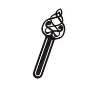 Clip decorativo de acrílico inastillable con temática artística del Corán para amantes de los libros, etiqueta transparente del Corán