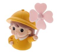 Clip Decorativo para Coche Aroma, Figura de Chica Caricatura de Vinilo | Instalación Sencilla en Rejilla, Estilo Adorable y Creativo, Accesorio Interior Función Aromática