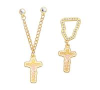 Clip decorativo Pin de solapa hecho a mano chaquetas mochila insignia accesorio para dama detallado religioso nube pectoral fácil clip, talla única, como se describe