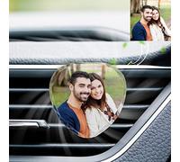 Clip Difusor de Perfume con Foto Personalizado para Coche, Salón, Oficina, Decoración, Regalo Decoración Coche