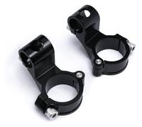 Clip Elevador Elevado para Motocicleta 37 41 43 45 48 50MM Clip Ajustable Manillar De 7/8" Abrazadera De Barra Elevada De 1,5" Motocicleta Manillar Riser(Black Riser 41mm)