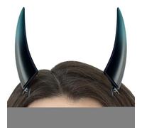 Clip en cuernos de diablo, cuernos de diablo góticos | Accesorios para sombreros de disfraces de Halloween,Pinzas para el pelo del, horquilla con para un look de fiesta aterrador, cospl