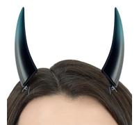 Clip en cuernos de diablo, cuernos de diablo góticos | Accesorios para sombreros de disfraces de Halloween,Pinzas para el pelo del diablo, horquilla con cuernos para un look de fiesta aterrador, cospl
