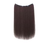 Clip en extensiones de cabello, extensiones de cabello clip ins, Extensiones de cabello de aspecto natural, Cañas de cabello de aspecto natural de 20 pulgadas, peluca larga y recta elegante para mujer