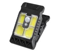 Clip En Las Luces Solares Sensor De Movimiento Exterior - Lámpara De Inundación LED Recargable, Iluminación Portátil | Luz De Cerca Del Patio, Iluminación De Puente De Jardín, Camping Garage